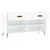 Klupa za cipele bijela 102 x 35 x 55 cm od konstruiranog drva