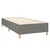 Vidaxl Box spring postelja z vzmetnico temno siva 90x190 cm blago