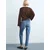 MANGO Kavbojke moder denim