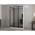 Hanah Home ormar sa reflektujućim staklom Nisa 20657, 135 cm, peščar