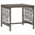 Ležaljka 3 pcs Siva i tamno siva 55 x 200 x 92 cm poliratan
