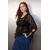 Trendyol Curve Ženska bluza Tbbaw26Af00035, Crna
