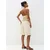 Pull&Bear Top z naramnicami nude