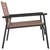 Vrtna stolica 2 pcs Smeđa 78 x 55,5 x 75,5 cm poliratan