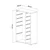 Hanah Home Višenamenska komoda Rine 2D4K8U v2, 69.5 x109 x30 cm, Sivo-bela