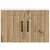 Vidaxl Omarica na steni LUCCA Artisan hrast 60 x 31 x 40 cm
