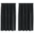 Zavjese za zamračivanje 2 pcs Crna 140 x 140 cm Baršun