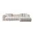ATELIER DEL SOFA Ugaona garnitura N Line Right White