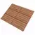 Pločice za decking 6 pcs Smeđa 60 x 30 cm Drvoplastična smjesa
