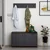 Hanah Home Zen Anthracite Cipelarnik, Crno-Braon