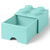 LEGO škatla za shranjevanje s 4 predali, aqua
