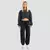 GymBeam Women‘s Aura Cropped Sweatshirt Washed Black