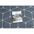 eoshop Preproga FLAT 48721/591 SISAL - 3d kocka modra ( - Velikost: 80x150 cm)
