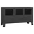 Komoda antracit 105 x 35 x 62 cm od metala i stakla