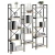 Polica Sonoma hrast 156 x 25 x 167 cm Konstruirano drvo
