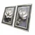 WALLXPERT Dekorativna slika u ramu (2 komada) 2P4363Kromgumusct 001
