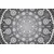 Slika okrasna Mandala s čipko v črnobeli izvedbi - 120x80
