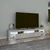 TV ormarić s LED svjetlima siva boja betona 200x36,5x40 cm