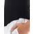 VERO MODA Obleka VMFAITH črna/bela