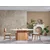 Hanah Home Trpezarijski sto i stolice Pera, 170x90x75 cm, 6 stolica, Beli