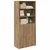 Highboard Umjetnički hrast 80 x 42,5 x 185 cm Konstruirano drvo