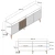 Hanah Home Komoda Milan 160 160x78x35cm Orah