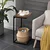 Songmics Stranska mizica 55x35x66 cm rjava