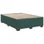 Vidaxl Box spring postelja z vzmetnico temno zelena 160x200 cm žamet