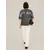 Bershka Majica  antracit / sivka