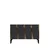 Hanah Home komoda Elips 120, 120 cm, antracit / zlatna