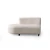 Atelier del Sofa Ugaona garnitura Pars Cream, 100x70x300 cm, Bež