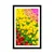 Plakat s paspartujem vrt poln tulipanov - 30x45 silver