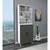 Hanah Home polica za knjige Oras, 65 cm, bela / antracit