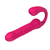 Action Strapless Strap-On Thrusting & Waving Pulse Triple Action Dildo Pink