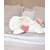 Doudou Plišasti zajec s temno roza bobble 80 cm