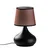 Opviq Stona lampa Bulbe-15461, Crno-braon