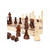 Verkgroup 3v1 lesena šahovnica backgammon in dama 30x30cm lesene figure
