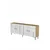 Hanah Home komoda Ilay 180, 180 cm, hrast Sapphire / bela / srebrna