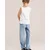 WE Fashion Majica bela