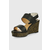 Sandale U.S. Polo Assn. za žene, boja: crna, klin peta