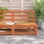 Vrtna sofa voštano smeđa 70 x 70 x 67 cm od masivne borovine