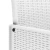 Vidaxl Komplet za jedilnico v vrtu 17 pcs Bela Polt rattan