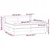 Vidaxl Box spring postelja z vzmetnico modra 200x200 cm blago
