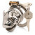 Master Series Caged Cougar Locking Chastity Cage Silver