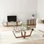 Hanah Home Klub sto Amalfi, 105x35x65 cm, Boje hrasta