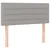 Box spring krevet s madracem svjetlosivi 90x190 cm od tkanine