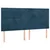 Box spring postelja z vzmetnico temno modra 180x200 cm žamet
