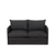 ATELIER DEL SOFA Sofa dvosed Saga 2 Seater Dark Grey