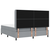 LED Box Spring Krevet Svijetlo siva 180 x 200 cm tkanina