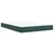 Vidaxl Box spring postelja z vzmetnico temno zelena 140x200 cm žamet